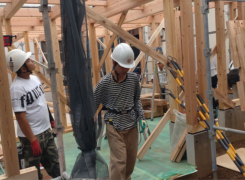 建設業の現場の写真