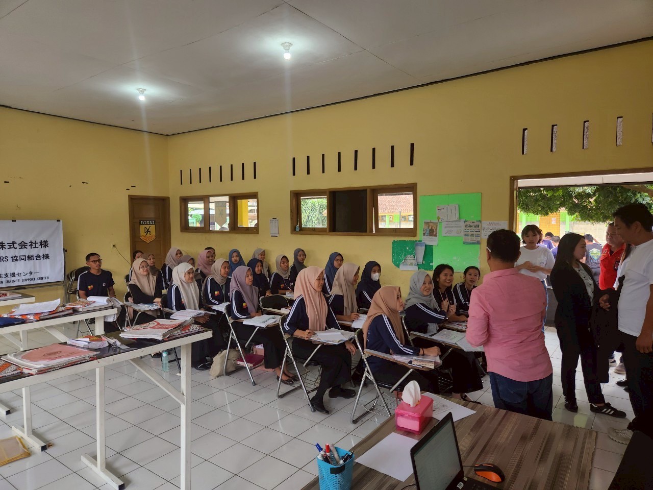 JTC(財)日本技能実習生支援センターの様子