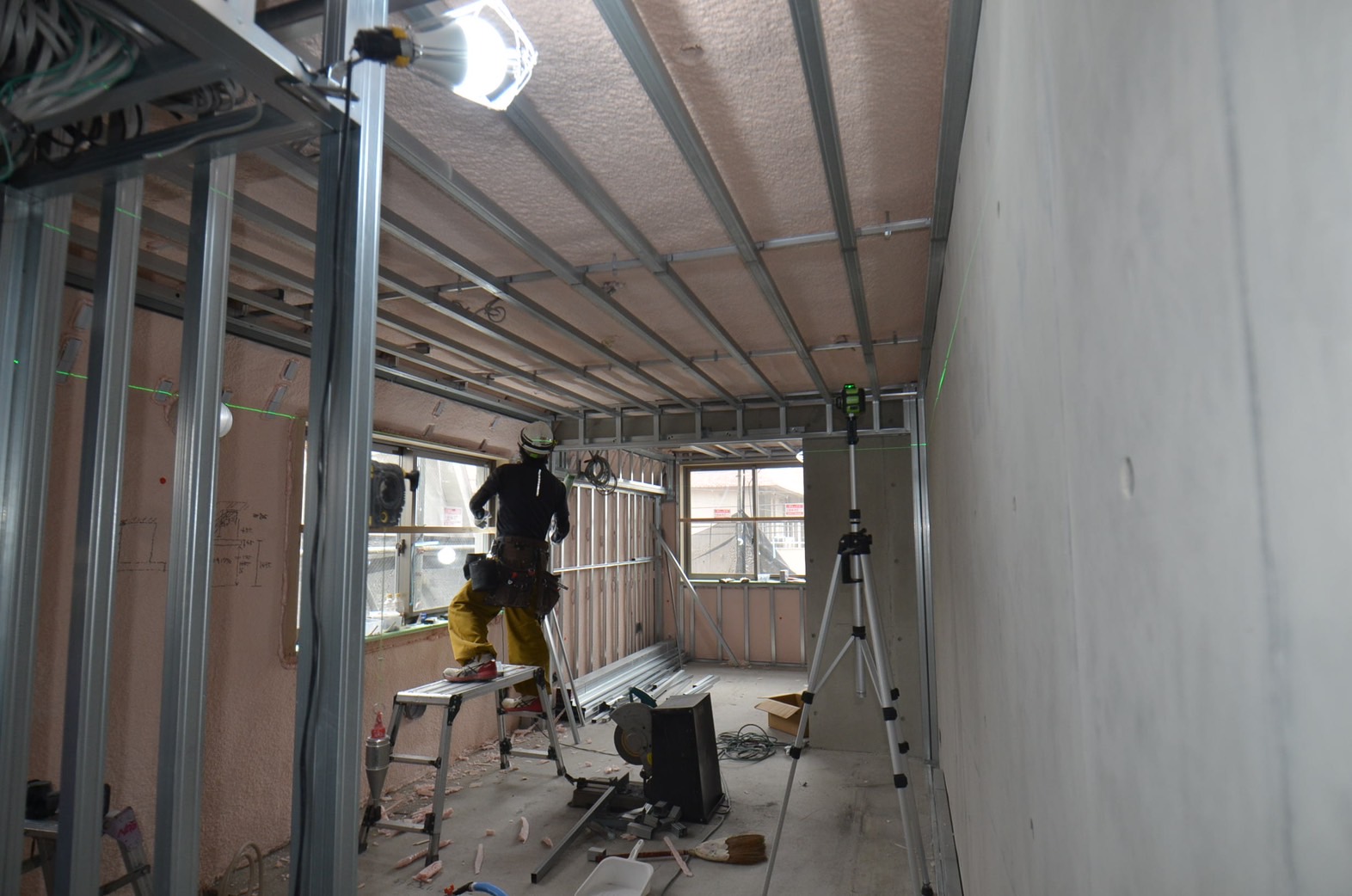 建築業の現場の様子