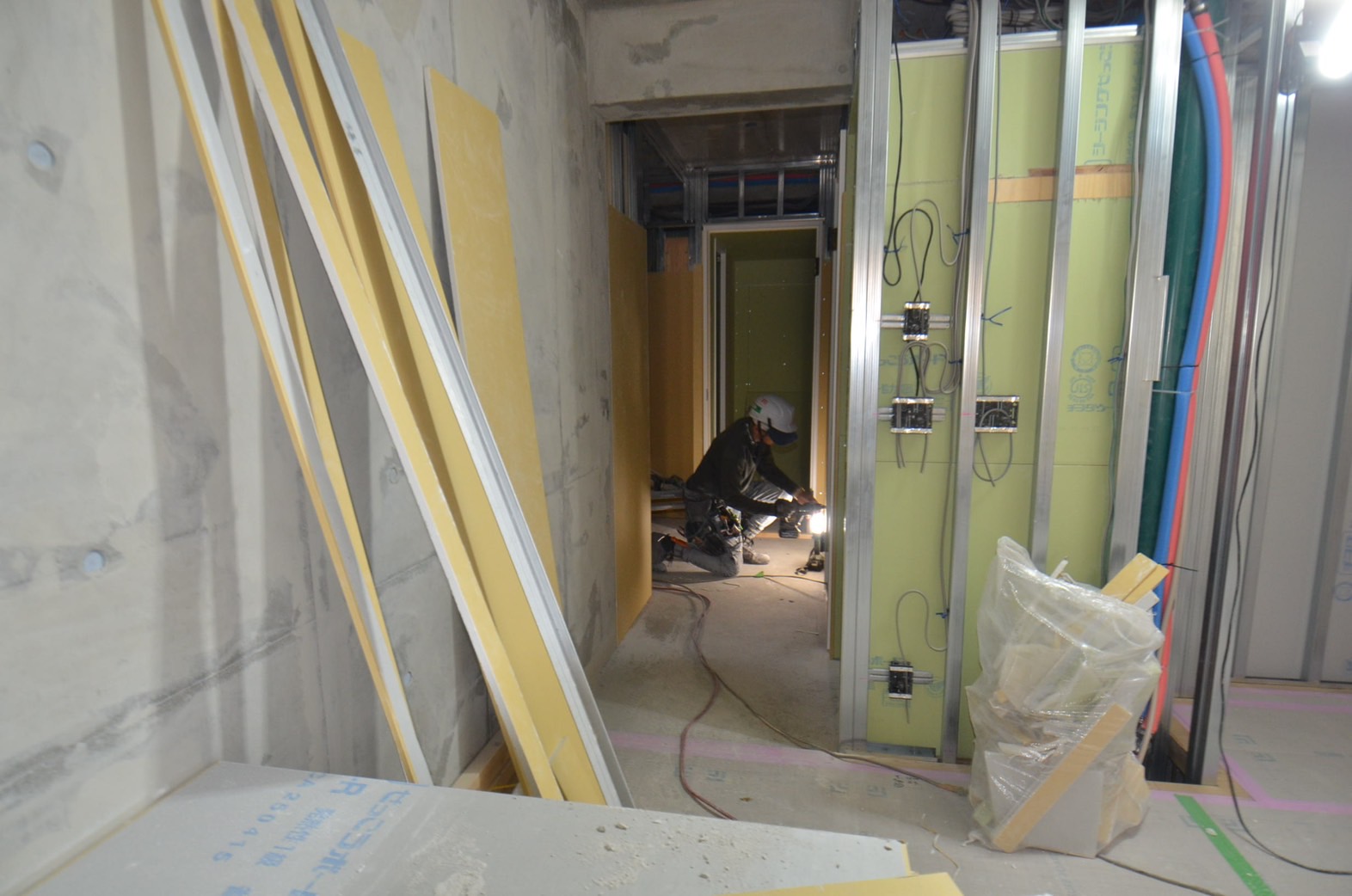 建築業の現場の様子