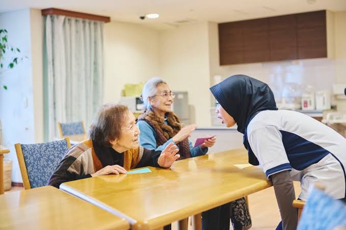介護職の現場の様子